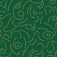 Ковролин Ege коллекция Erte с абстрактным рисунком на зеленом фоне