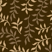 Ковролин Carus коллекция Blossom and Spring цвет коричневый растительный узор ворс короткий