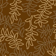 Ковролин Carus коллекция Blossom and Spring цвет коричневый растительный орнамент ворс короткий