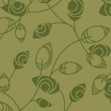 Ковролин Carus коллекция Blossom and Spring цвет светло-зеленый рисунок листья ворс короткий